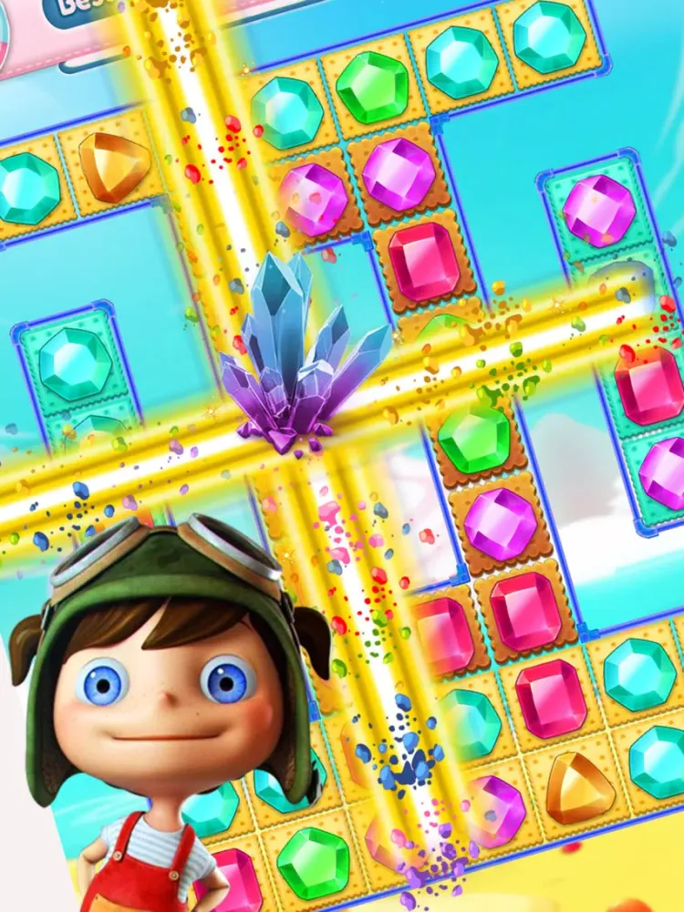 Diamonds classic - Jewels game iPad  Screenshots