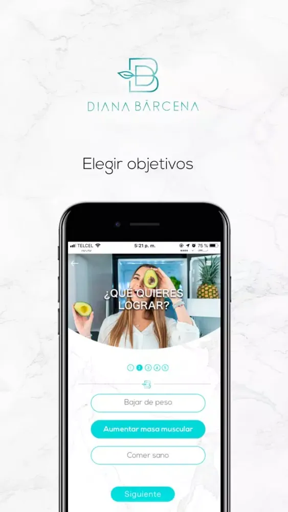 Captures d'écran de Diana Bárcena App