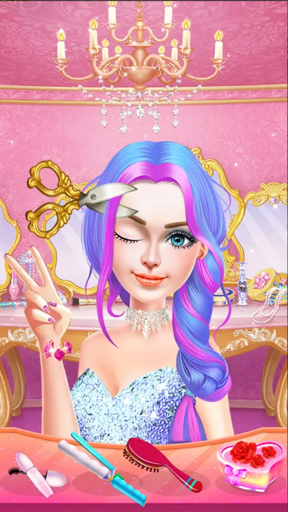 Diana's Hair Salon Game Screenshots