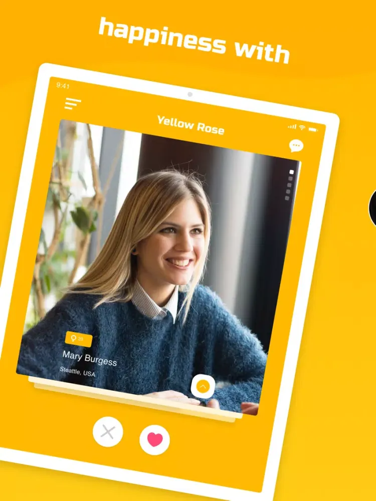 Yellow Rose - Dating App iPad  স্ক্রিনশট