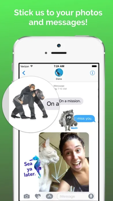 Diana's Animals Stickers स्क्रीनशॉट