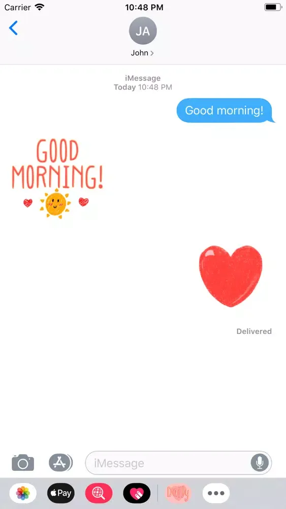 Daily Couple Stickers Screenshots