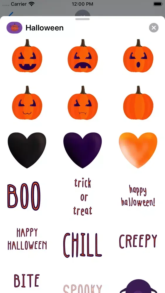 Screenshot di Halloween Messages