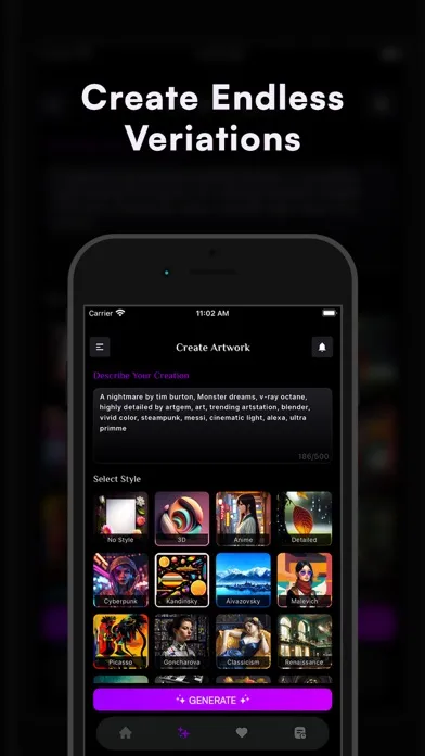Tangkapan skrin AI Photo Creator