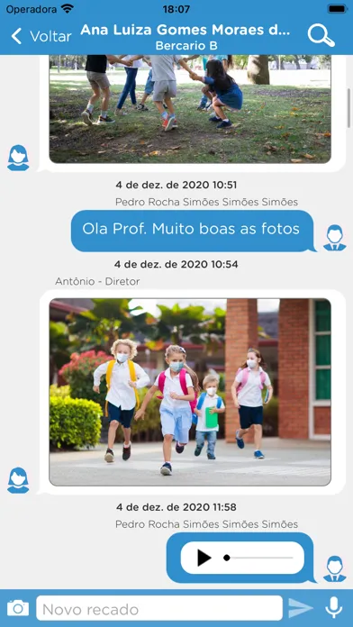 Capturas de tela do Espaço Recreativo Casulo