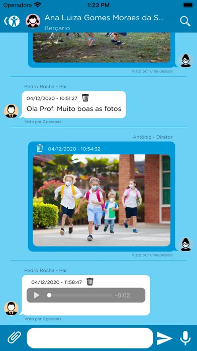 ภาพหน้าจอของ Diário Escola Mestres EF