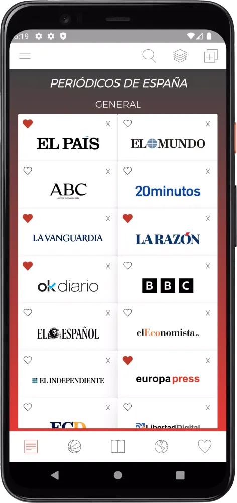 Periódicos Españoles Screenshots