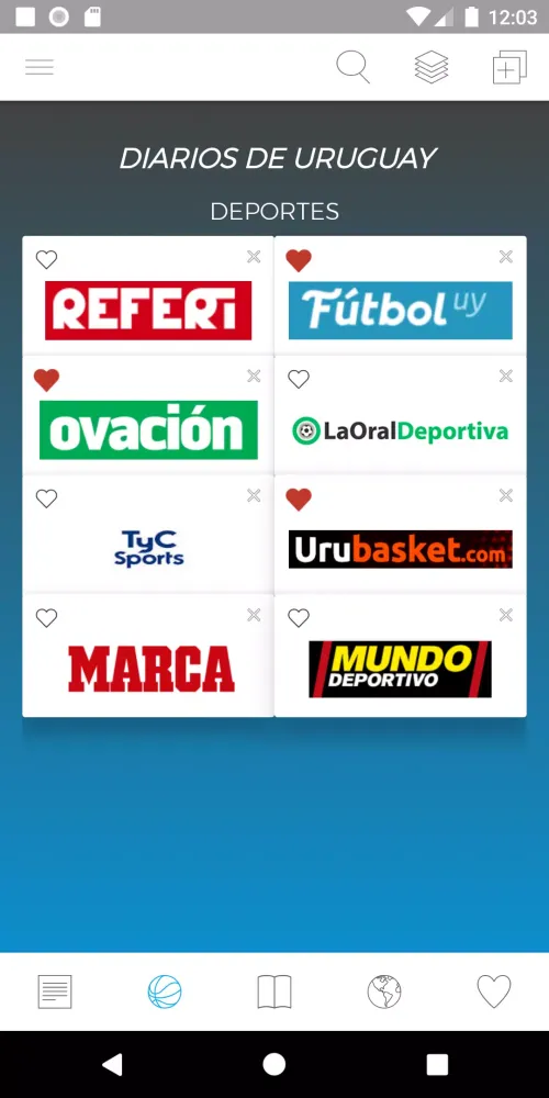 Diarios Uruguayos应用截图