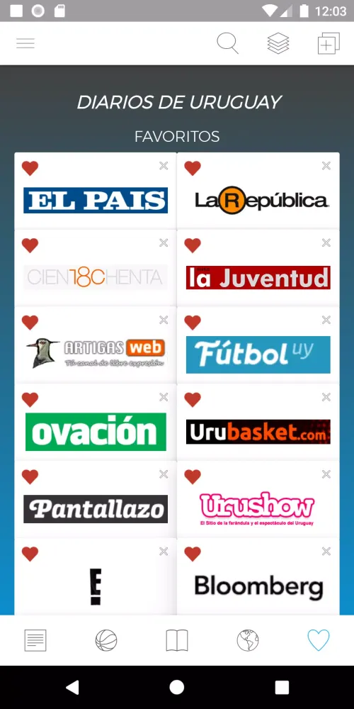 Diarios Uruguayos应用截图