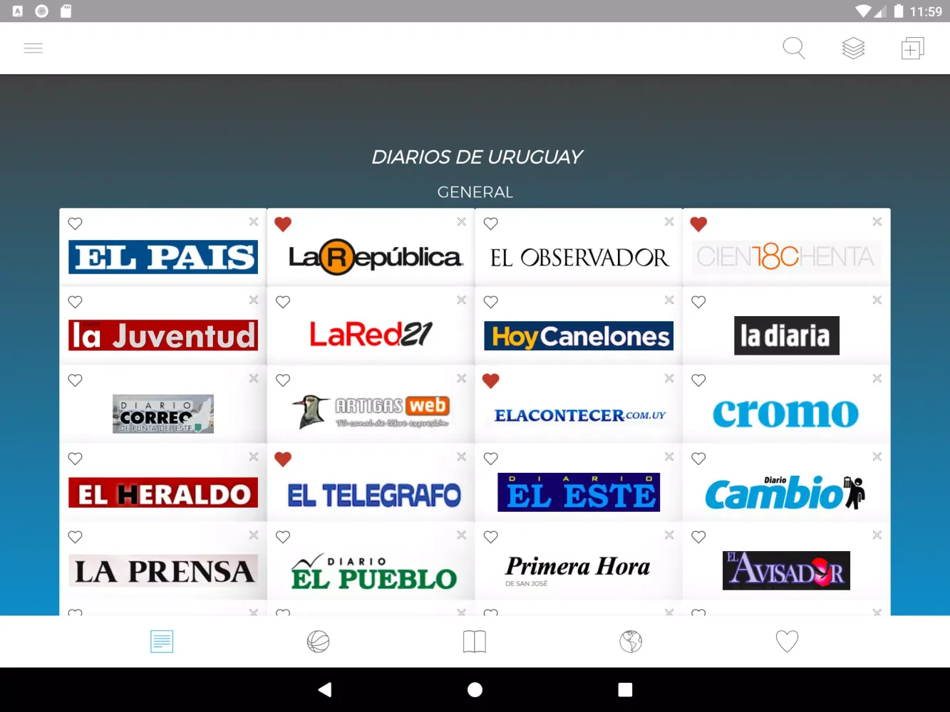 Diarios Uruguayos应用截图