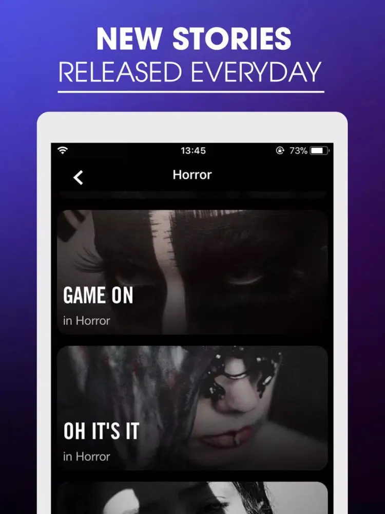 Chat Diary - Scary Stories iPad  Screenshots