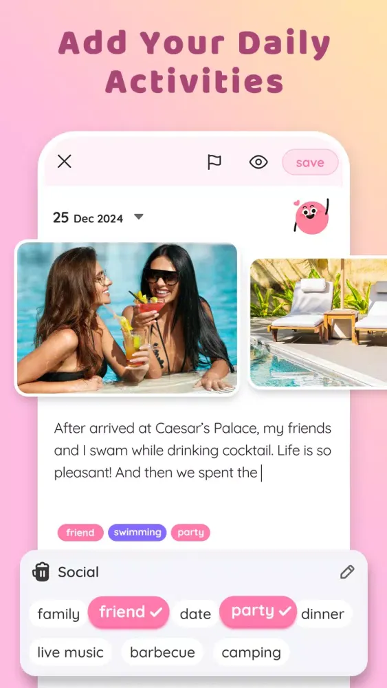 My Diary With Lock: Mood Diary Screenshots