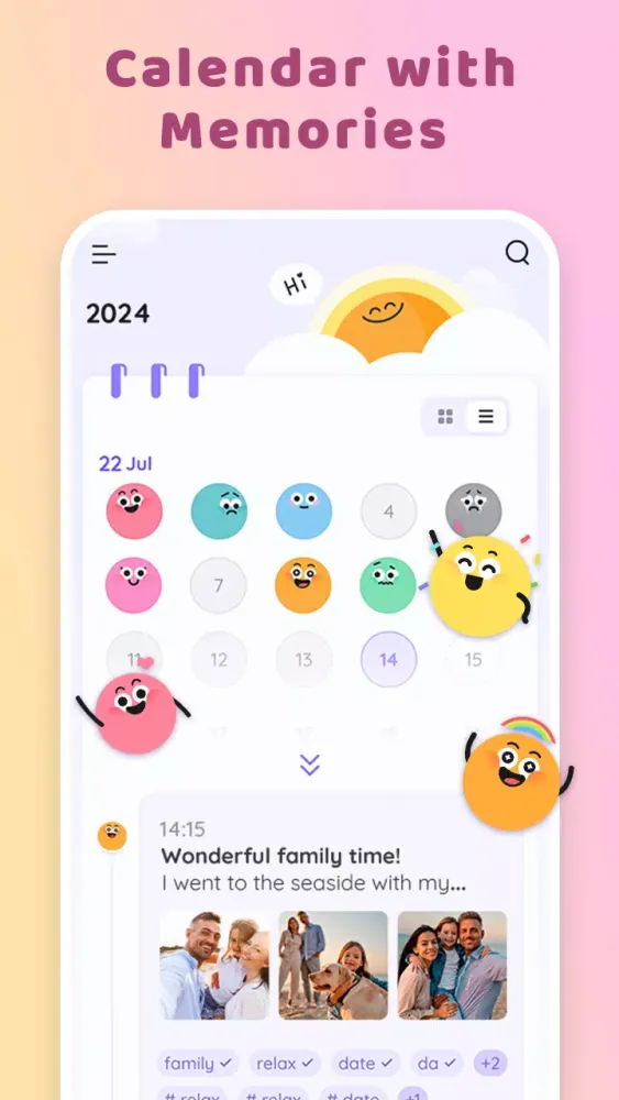 My Diary With Lock: Mood Diary Screenshots