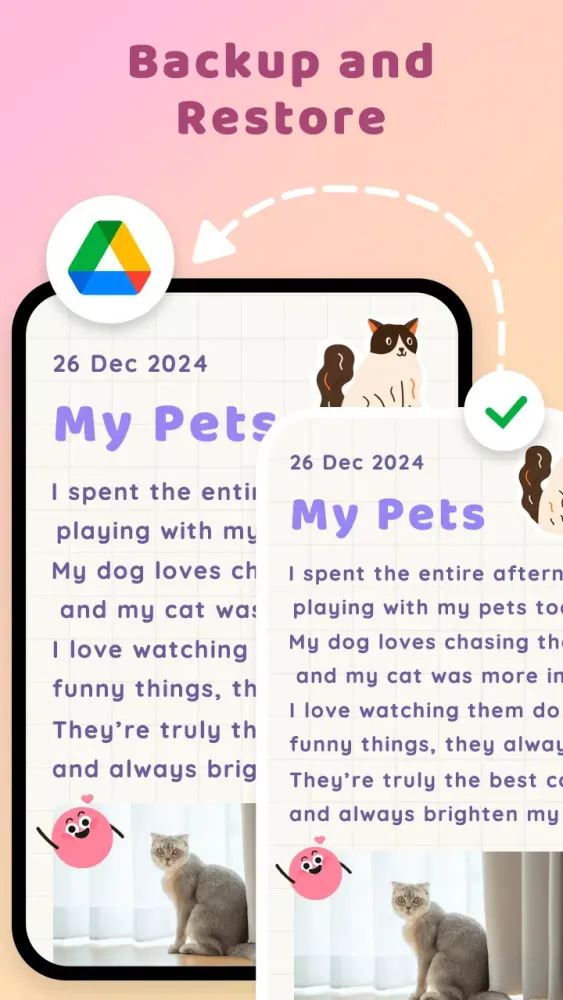 My Diary With Lock: Mood Diary Screenshots
