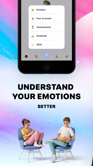 Tangkapan skrin InMood: Self-Care Mood Tracker