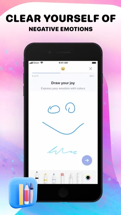 Tangkapan skrin InMood: Self-Care Mood Tracker