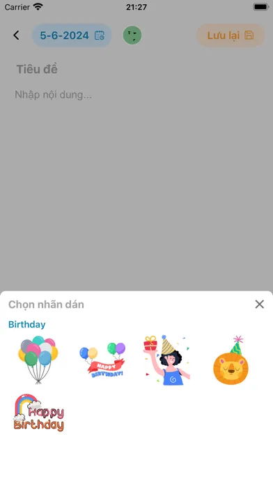 Ảnh chụp màn hình của My Diary
