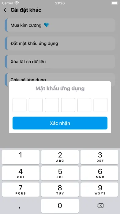 Ảnh chụp màn hình của My Diary