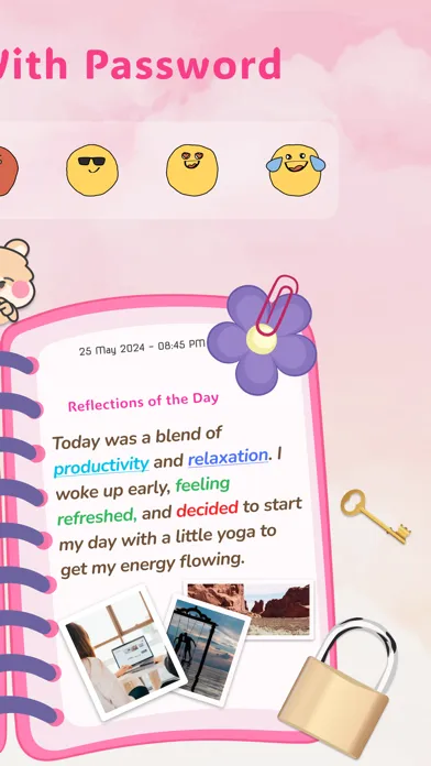 Capturas de pantalla de My Daily Diary - Mood Journal