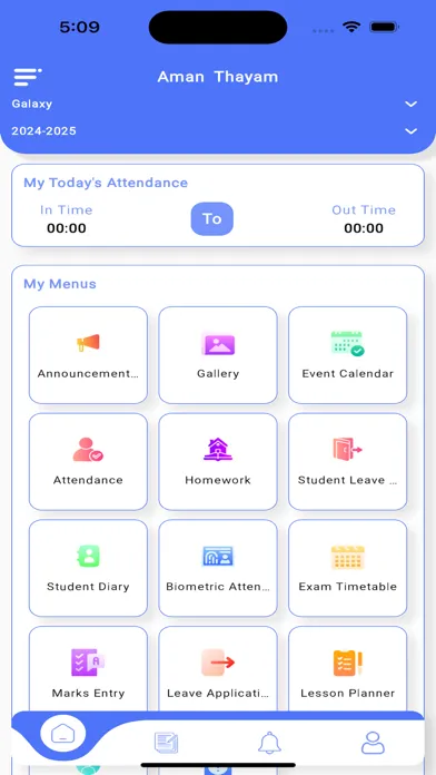 Tangkapan layar StudentMatrix Teachers App