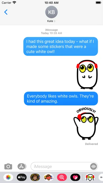 تصاویر Tammie Owl Stickers 1