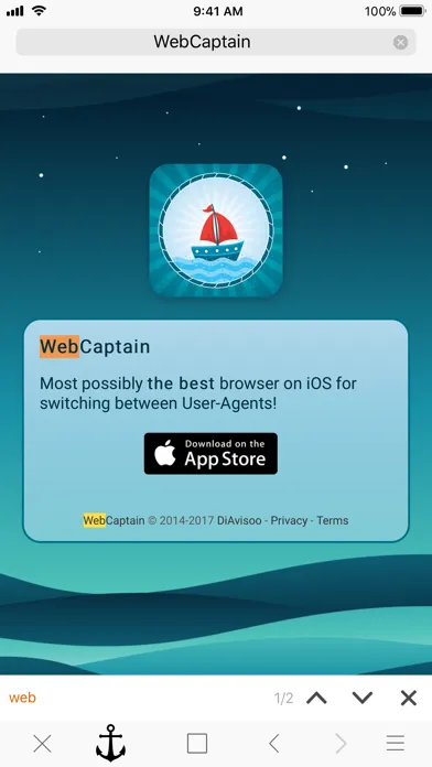 Web Captain Screenshots