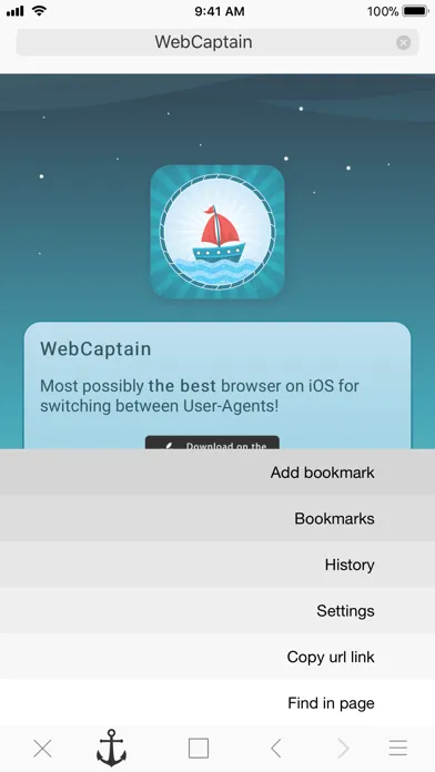 Web Captain Screenshots