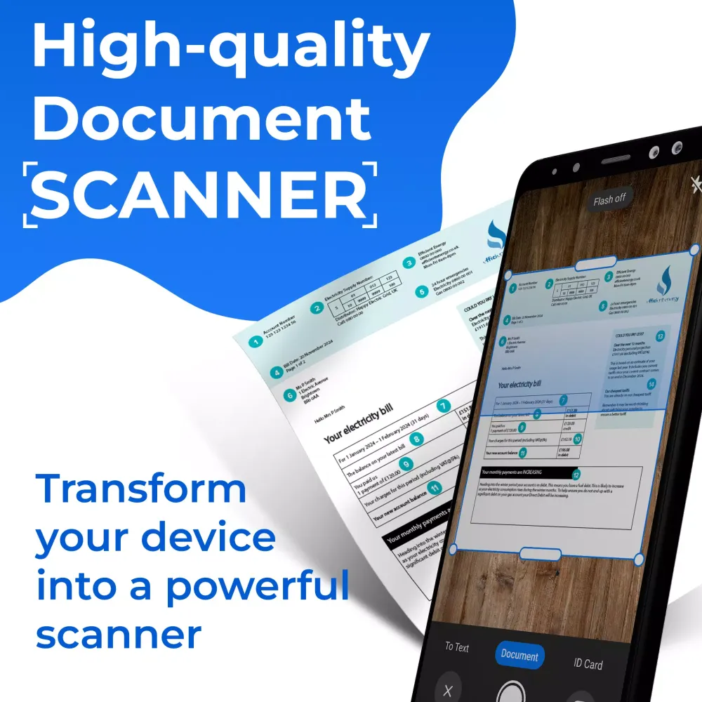 Zrzuty ekranu DS Scanner: PDF & ID Scanner