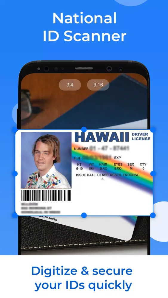 Zrzuty ekranu DS Scanner: PDF & ID Scanner