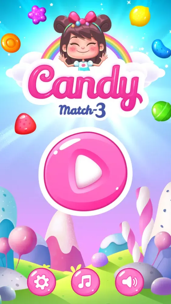 Скриншоты Pink Candy Match 3