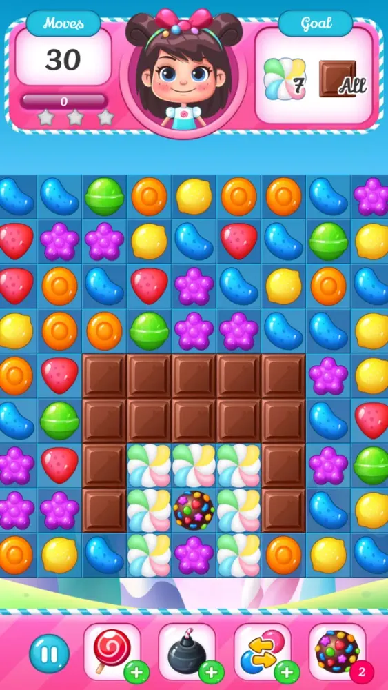 Скриншоты Pink Candy Match 3