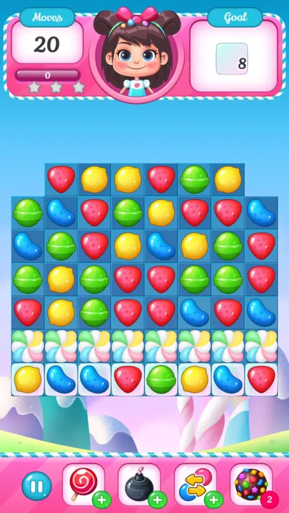 Скриншоты Pink Candy Match 3