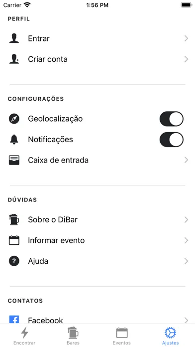 DiBar Screenshots