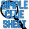 Simple Clue Sheet (Cluedo)