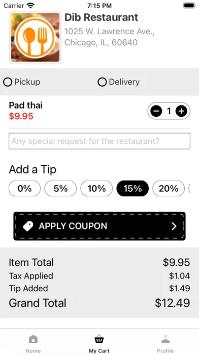 Dib Restaurant Screenshots