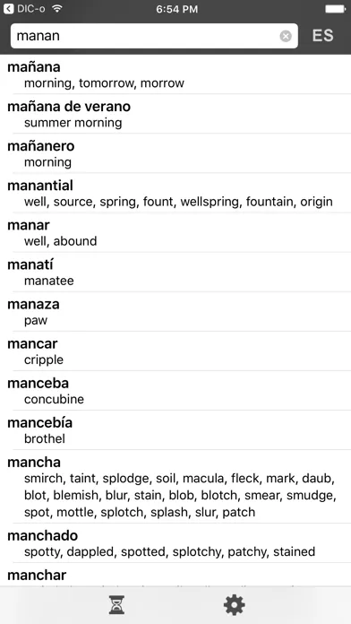 Spanish-English dict. - DIC-o应用截图