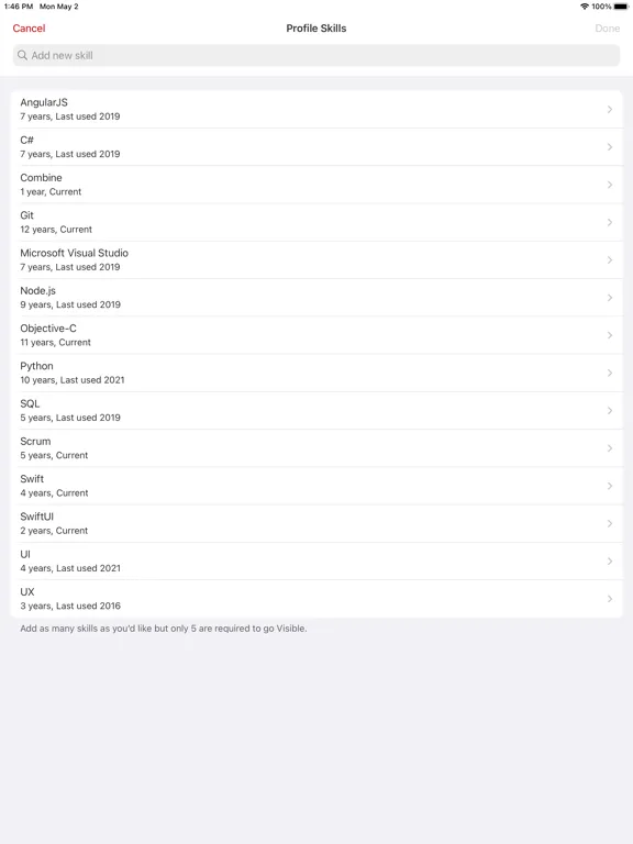 Dice Tech Careers iPad  スクリーンショット