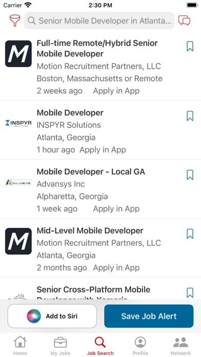 Dice Tech Careers スクリーンショット