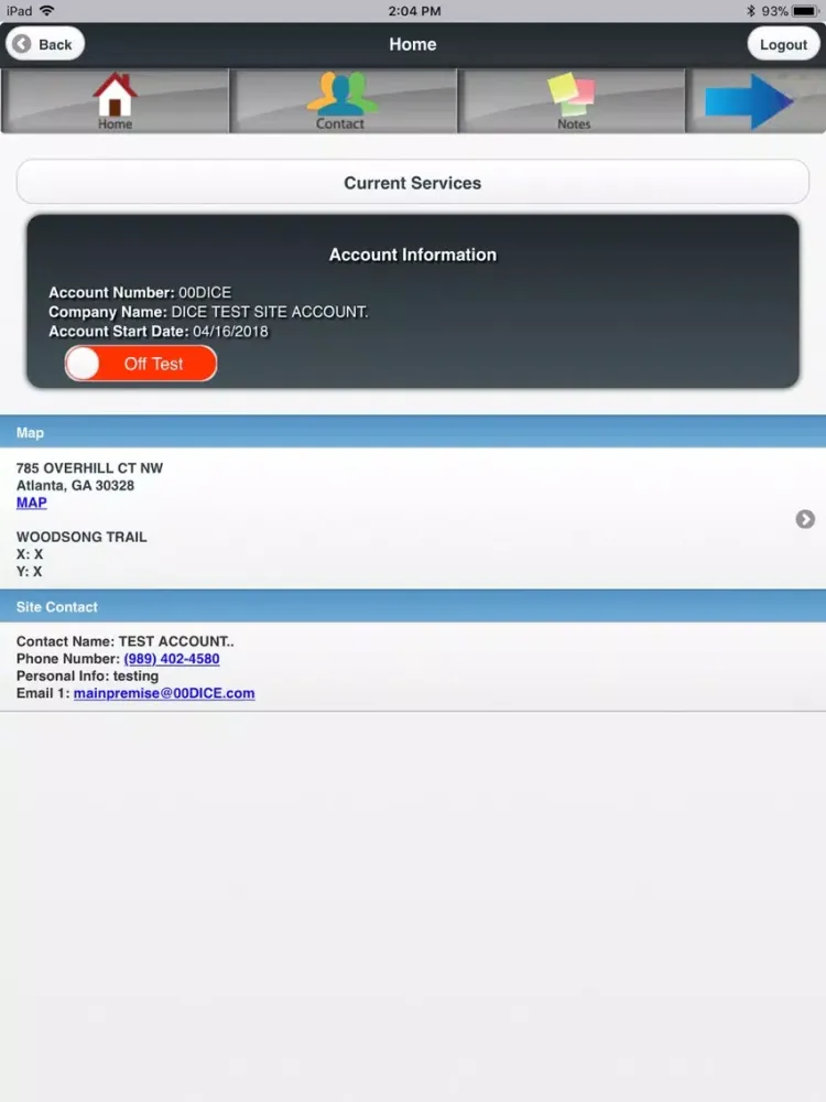 Ackerman Mobile Service iPad  سکرین شاٹس