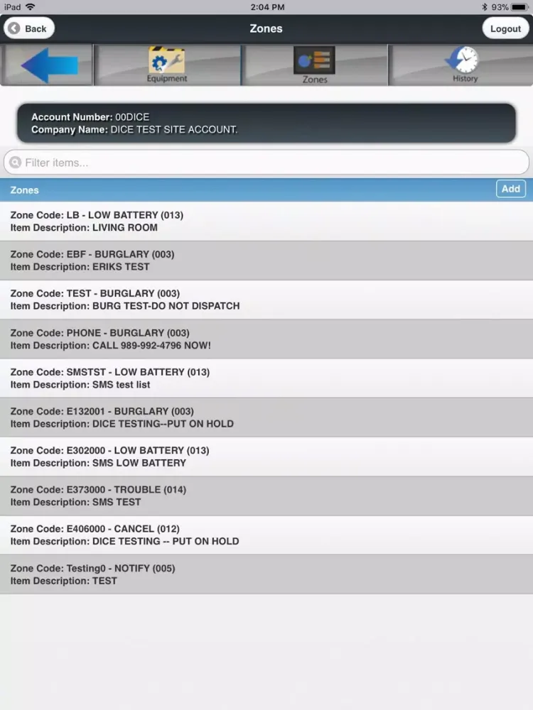 Ackerman Mobile Service iPad  سکرین شاٹس