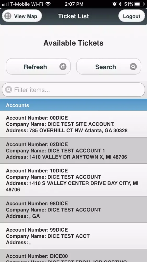 Ackerman Mobile Service سکرین شاٹس