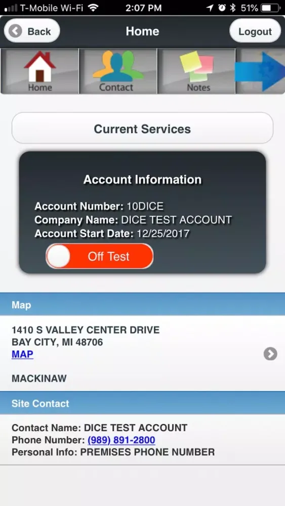 Ackerman Mobile Service سکرین شاٹس