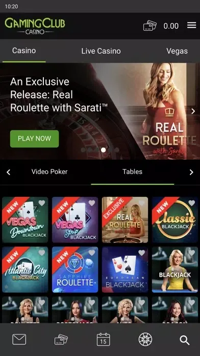 Gaming Club Online Casino স্ক্রিনশট