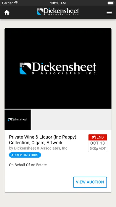 Dickensheet & Associates, Inc. スクリーンショット