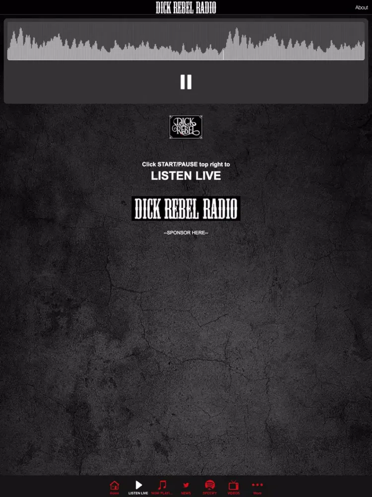 Dick Rebel Radio iPad  سکرین شاٹس