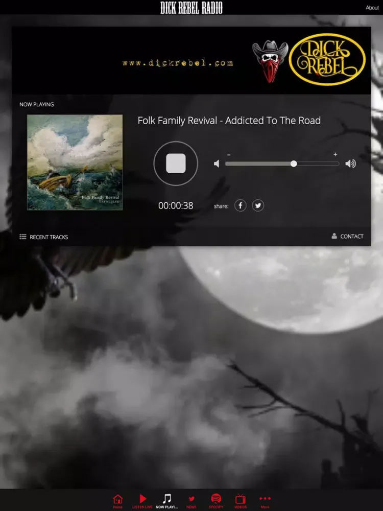 Dick Rebel Radio iPad  سکرین شاٹس
