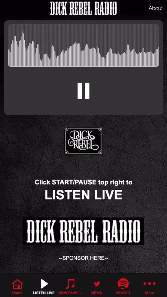 Dick Rebel Radio سکرین شاٹس