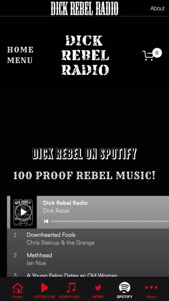 Dick Rebel Radio سکرین شاٹس
