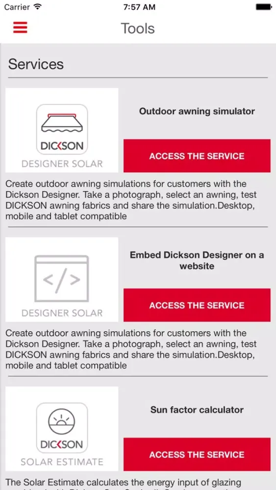 Dickson Connect Screenshots