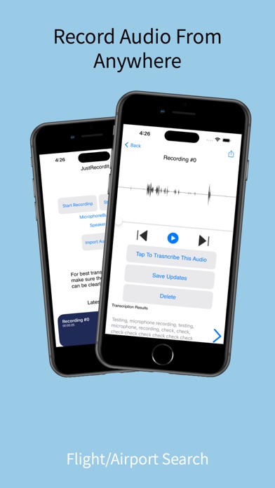Tangkapan skrin Audio Recorder: Just Record It